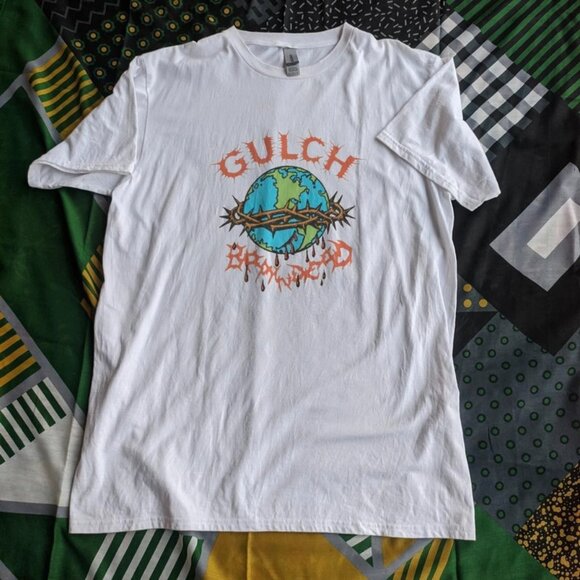 Gulch Brain Dead T-Shirt, Hardcore Punk Graphic Tee, Heavy Metal Streetwear 141 - Picture 1 of 5
